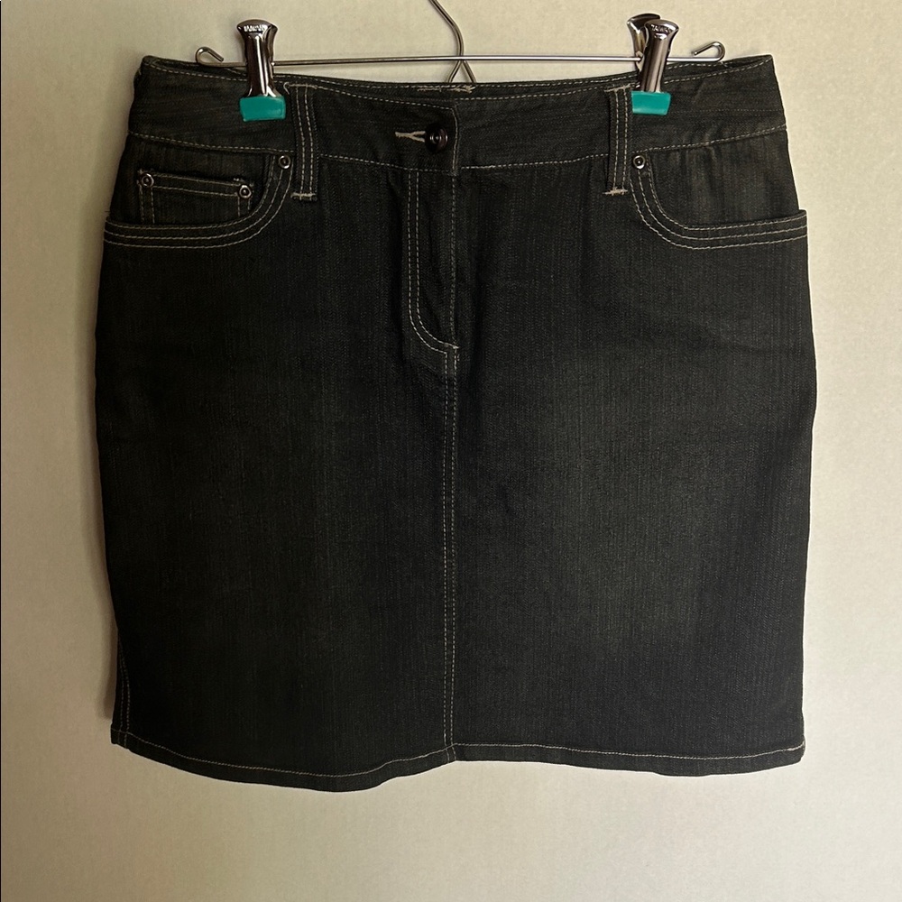 Etcetera Dark Blue Denim Skirt